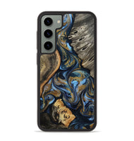 Galaxy S23 Plus Wood Phone Case - Kairi (Teal & Gold, 801650)