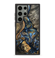Galaxy S23 Ultra Wood Phone Case - Kairi (Teal & Gold, 801650)