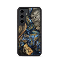 Galaxy S24 Wood Phone Case - Kairi (Teal & Gold, 801650)