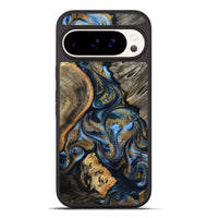 Pixel 9 Pro XL Wood Phone Case - Kairi (Teal & Gold, 801650)