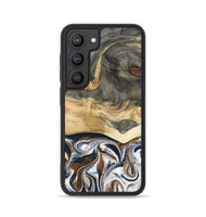 Galaxy S23 Wood Phone Case - Amias (Black & White, 801651)