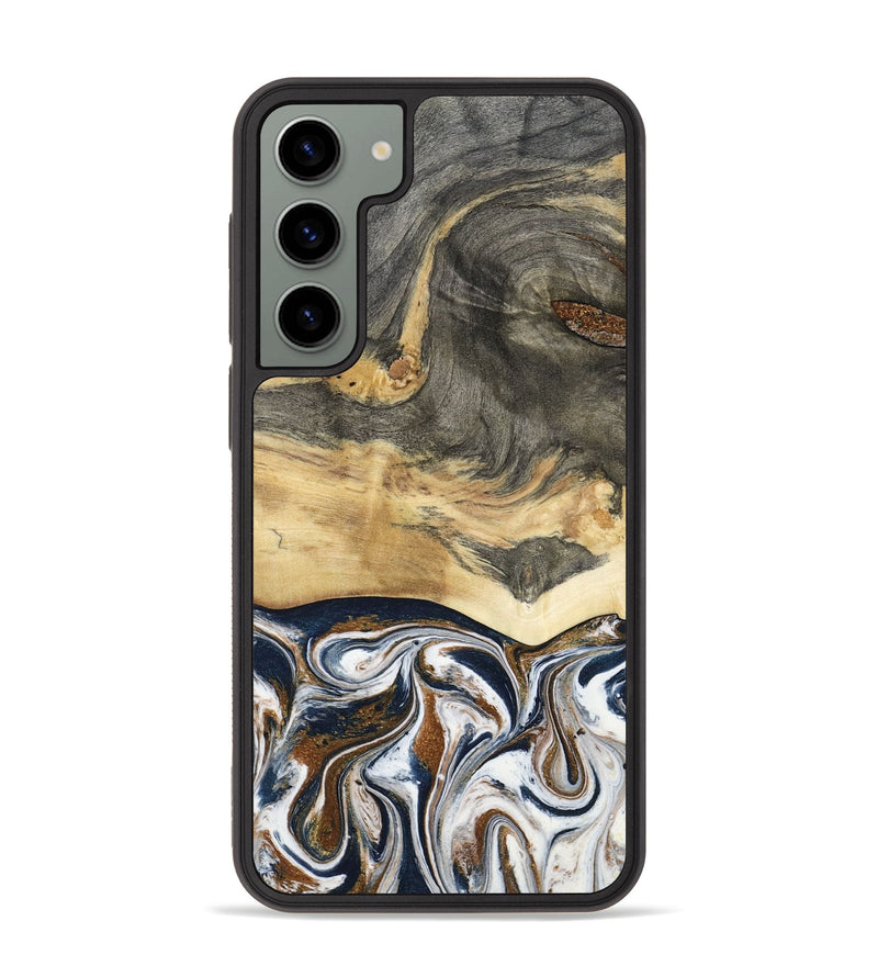 Galaxy S23 Plus Wood Phone Case - Amias (Black & White, 801651)