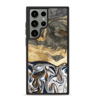 Galaxy S23 Ultra Wood Phone Case - Amias (Black & White, 801651)