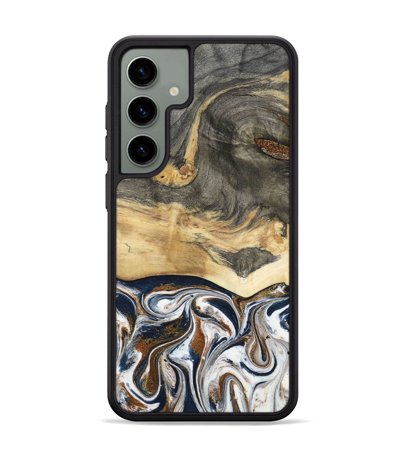 Galaxy S24 Plus Wood Phone Case - Amias (Black & White, 801651)