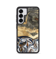 Galaxy S25 Wood Phone Case - Amias (Black & White, 801651)