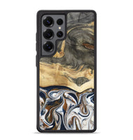 Galaxy S25 Ultra Wood Phone Case - Amias (Black & White, 801651)