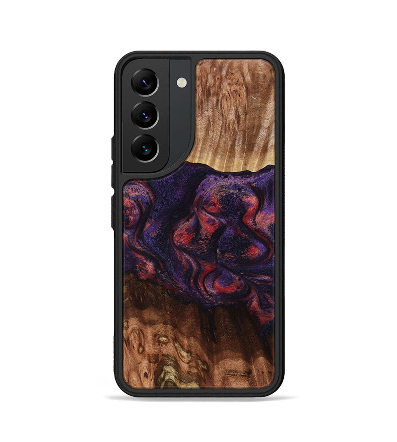 Galaxy S22 Wood Phone Case - Jacklyn (Red, 801653)