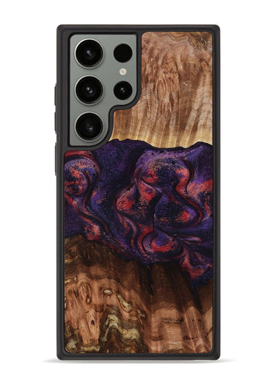 Galaxy S23 Ultra Wood Phone Case - Jacklyn (Red, 801653)