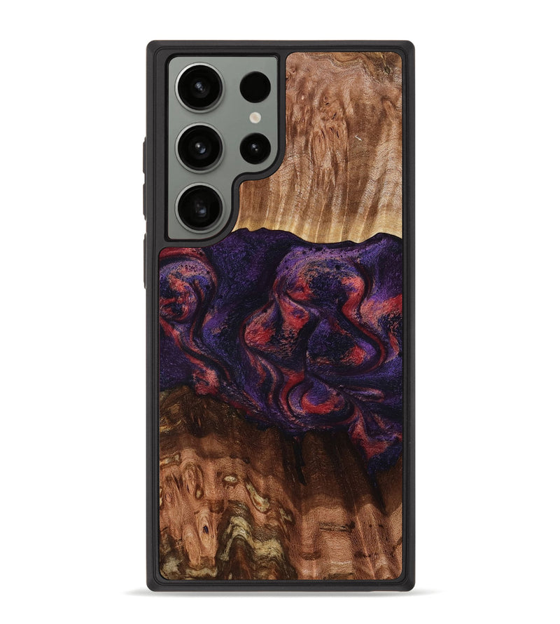 Galaxy S23 Ultra Wood Phone Case - Jacklyn (Red, 801653)