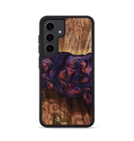 Galaxy S24 Wood Phone Case - Jacklyn (Red, 801653)