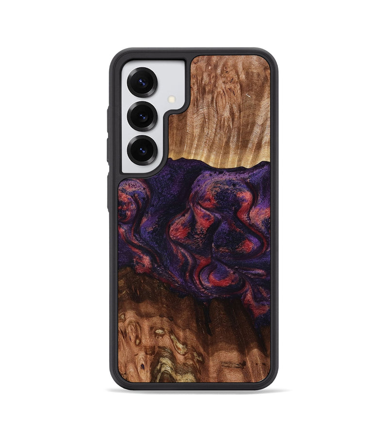 Galaxy S25 Wood Phone Case - Jacklyn (Red, 801653)