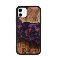 iPhone 11 Wood Phone Case - Jacklyn (Red, 801653)