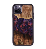 iPhone 11 Pro Max Wood Phone Case - Jacklyn (Red, 801653)