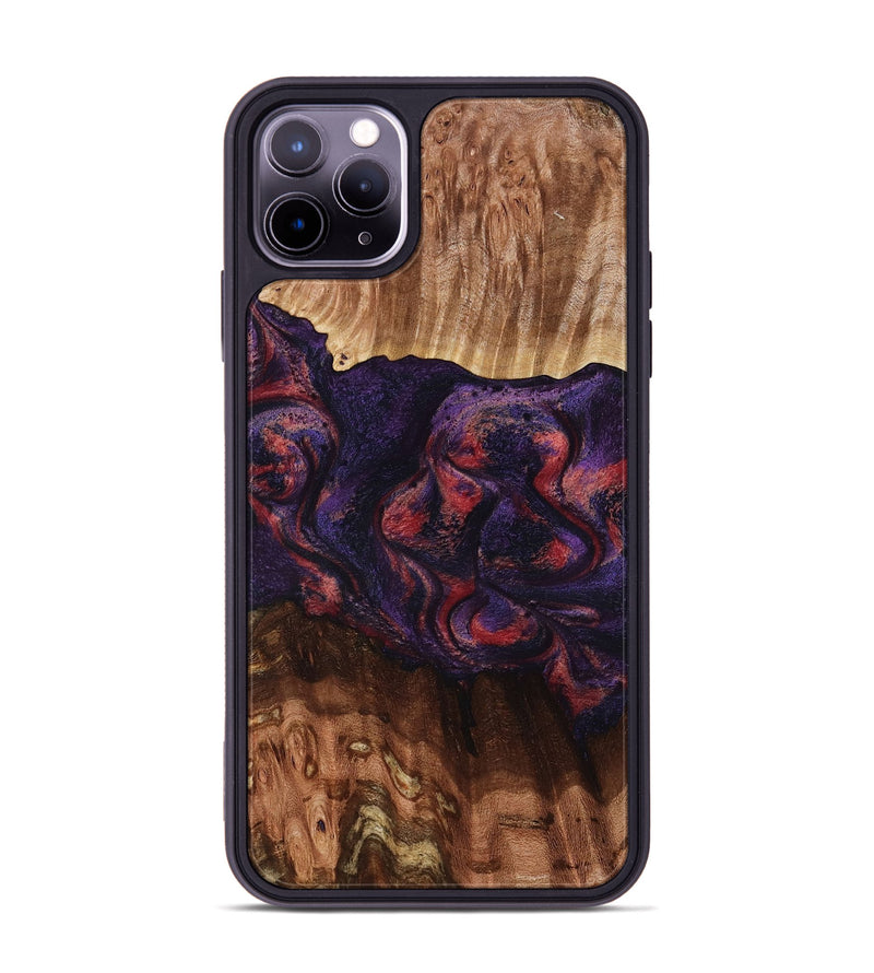 iPhone 11 Pro Max Wood Phone Case - Jacklyn (Red, 801653)