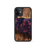 iPhone 12 mini Wood Phone Case - Jacklyn (Red, 801653)
