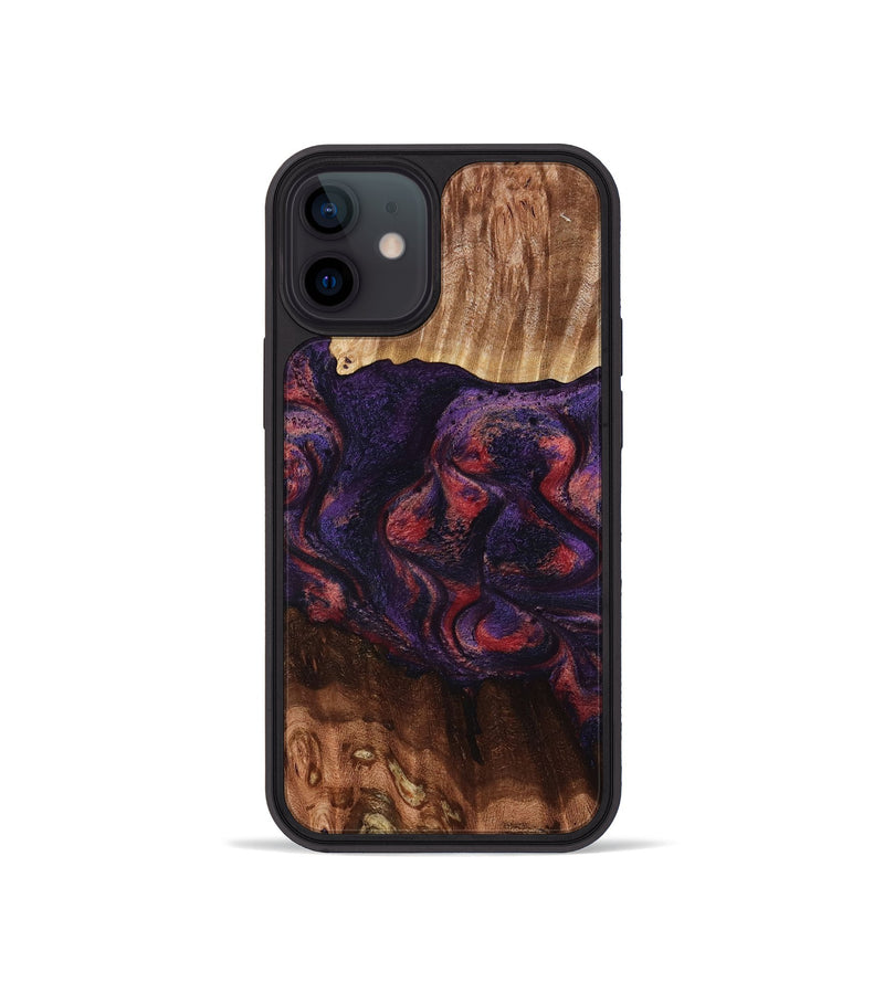 iPhone 12 mini Wood Phone Case - Jacklyn (Red, 801653)