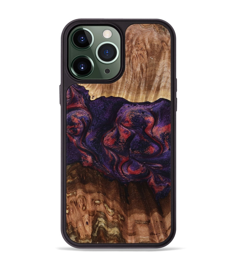 iPhone 13 Pro Max Wood Phone Case - Jacklyn (Red, 801653)