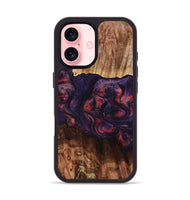 iPhone 16 Wood Phone Case - Jacklyn (Red, 801653)
