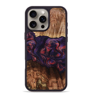 iPhone 16 Pro Max Wood Phone Case - Jacklyn (Red, 801653)
