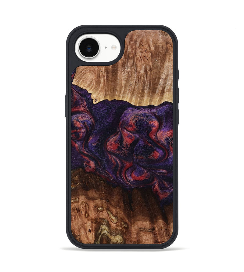 iPhone 16e Wood Phone Case - Jacklyn (Red, 801653)