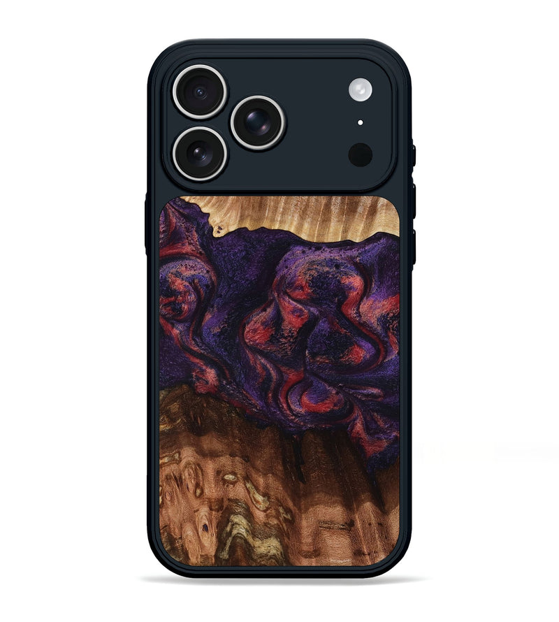 iPhone 17 Pro Max Wood Phone Case - Jacklyn (Red, 801653)