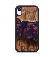 iPhone Xr Wood Phone Case - Jacklyn (Red, 801653)