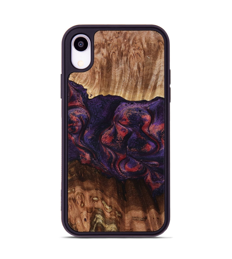 iPhone Xr Wood Phone Case - Jacklyn (Red, 801653)