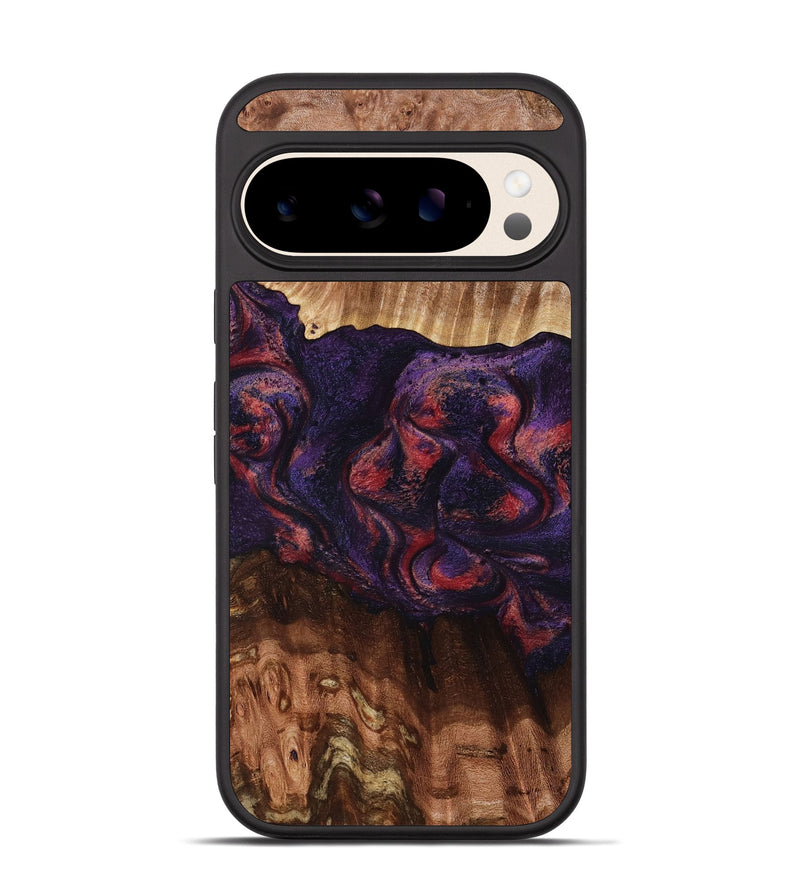 Pixel 10 Wood Phone Case - Jacklyn (Red, 801653)