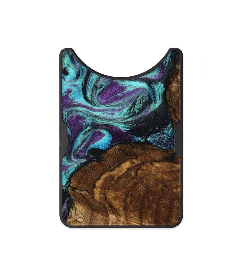 Alloy Wood Wallet - Georgia (Purple, 801654)