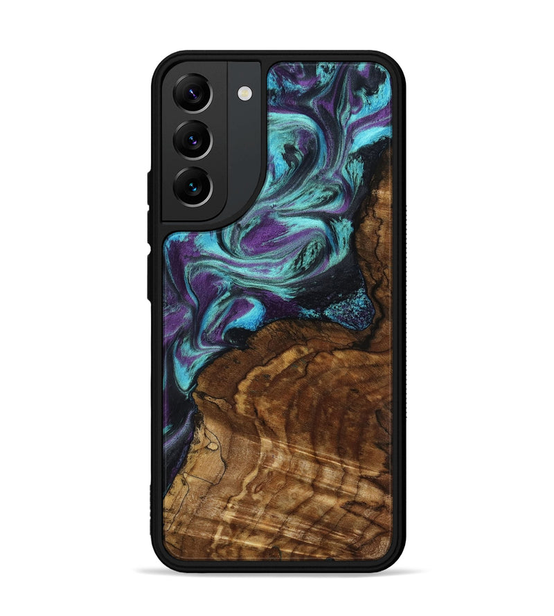 Galaxy S22 Plus Wood Phone Case - Georgia (Purple, 801654)