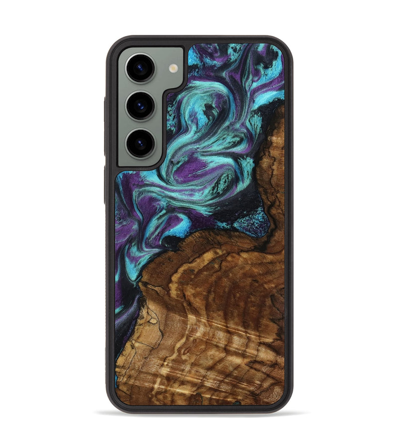 Galaxy S23 Plus Wood Phone Case - Georgia (Purple, 801654)