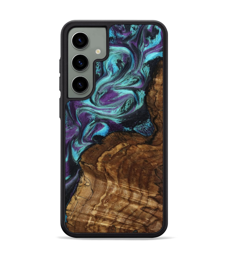 Galaxy S24 Plus Wood Phone Case - Georgia (Purple, 801654)