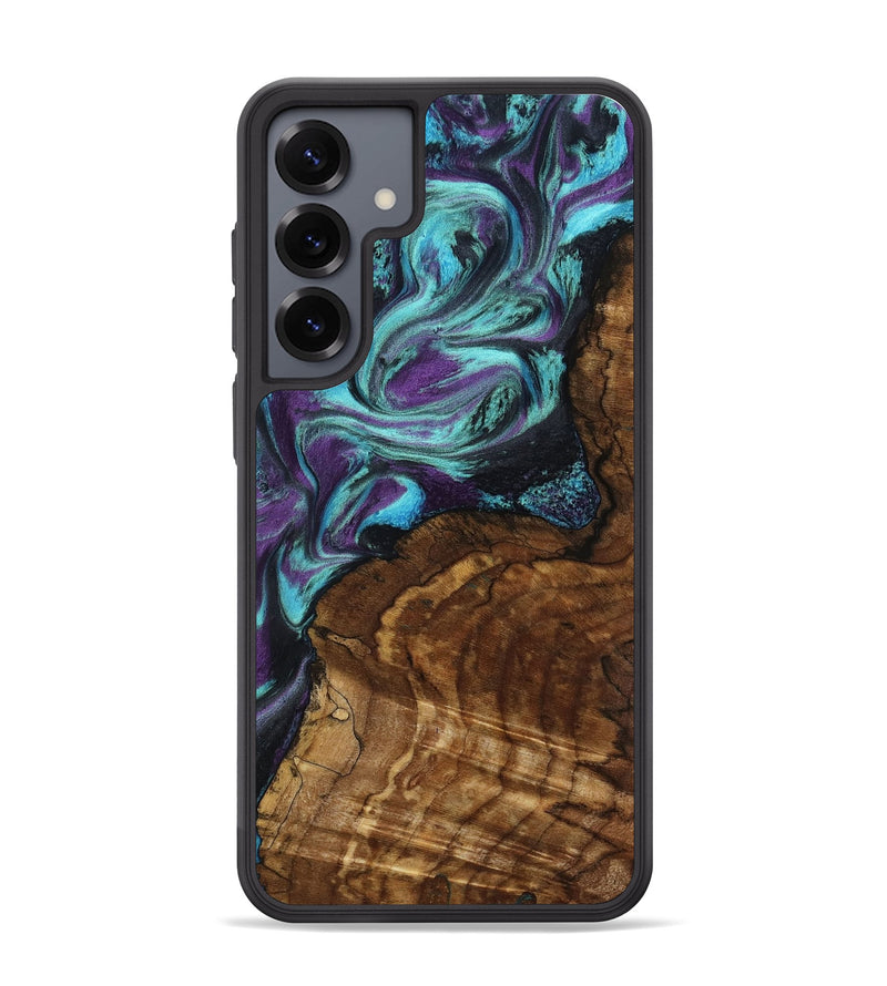 Galaxy S25 Plus Wood Phone Case - Georgia (Purple, 801654)