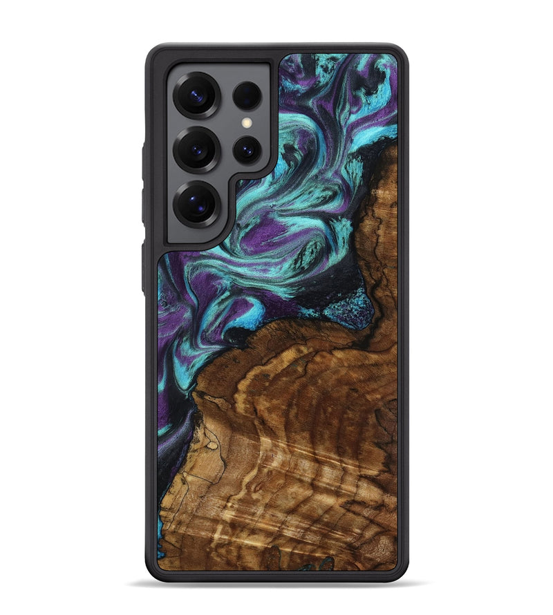 Galaxy S25 Ultra Wood Phone Case - Georgia (Purple, 801654)
