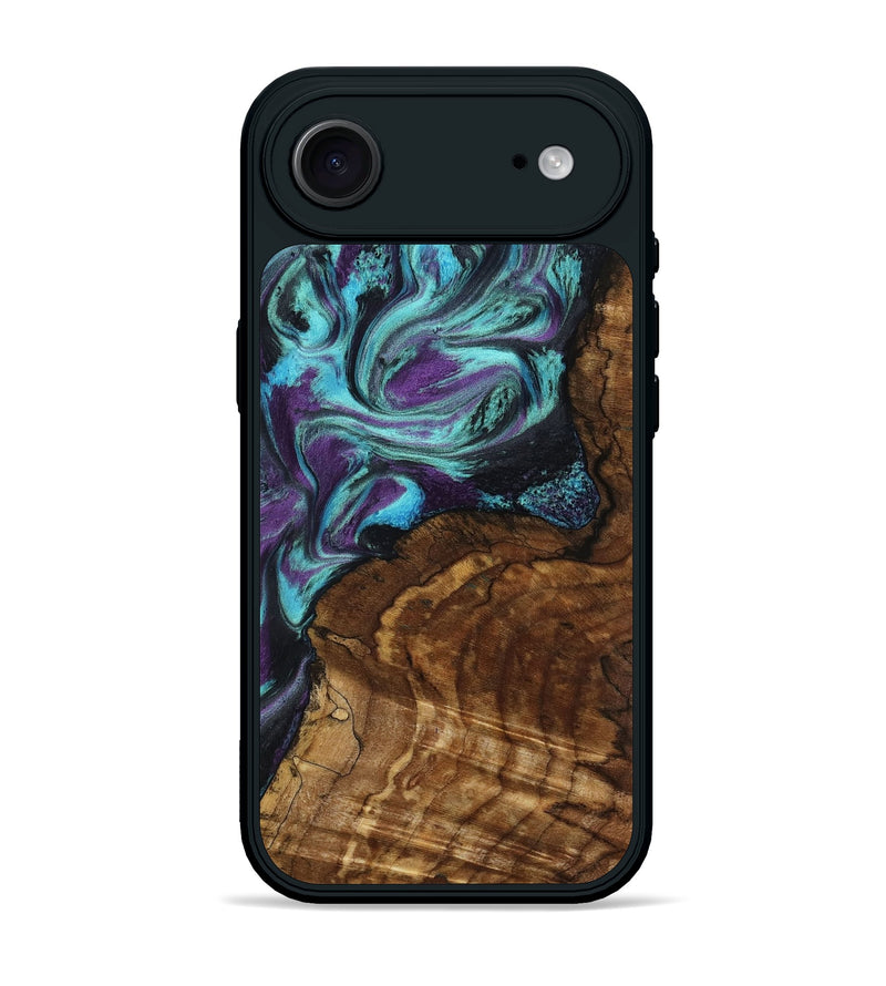 iPhone 17 Air Wood Phone Case - Georgia (Purple, 801654)