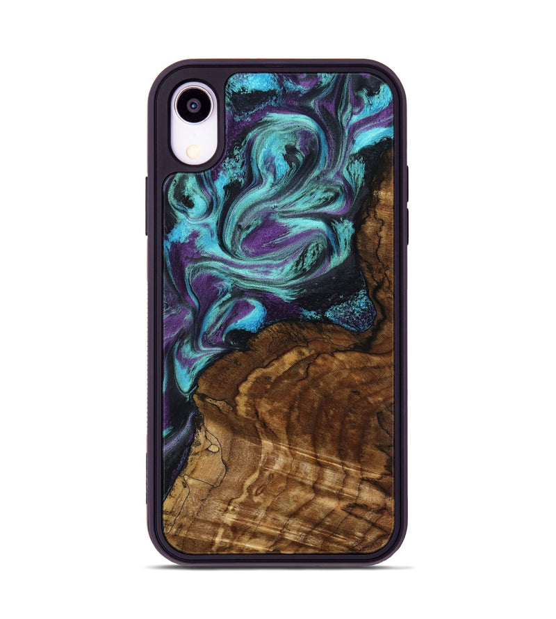 iPhone Xr Wood Phone Case - Georgia (Purple, 801654)