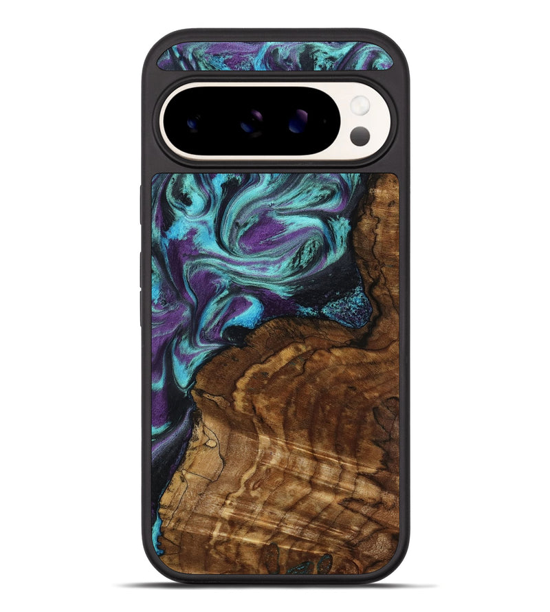 Pixel 10 Pro XL Wood Phone Case - Georgia (Purple, 801654)