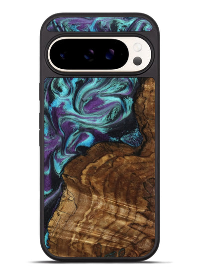 Pixel 9 Pro XL Wood Phone Case - Georgia (Purple, 801654)