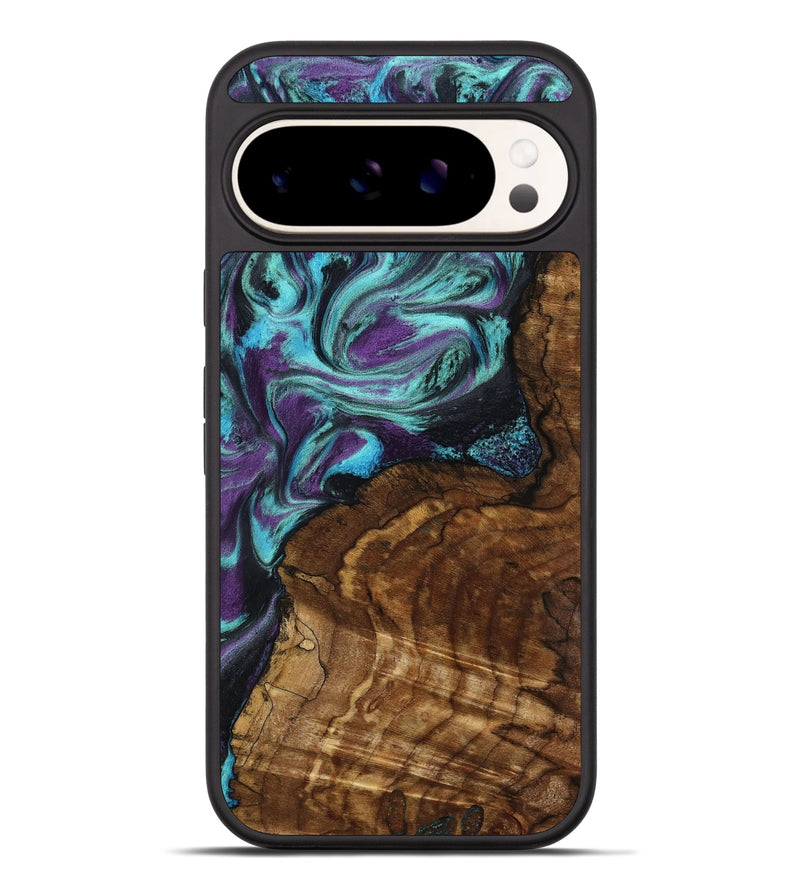 Pixel 9 Pro XL Wood Phone Case - Georgia (Purple, 801654)
