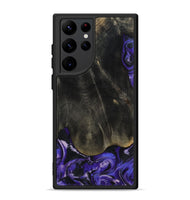 Galaxy S22 Ultra Wood Phone Case - Jeana (Purple, 801655)