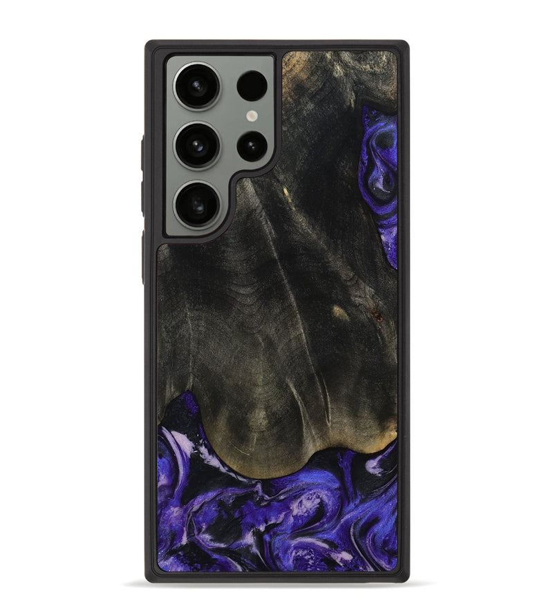 Galaxy S23 Ultra Wood Phone Case - Jeana (Purple, 801655)