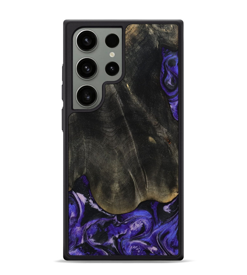 Galaxy S24 Ultra Wood Phone Case - Jeana (Purple, 801655)