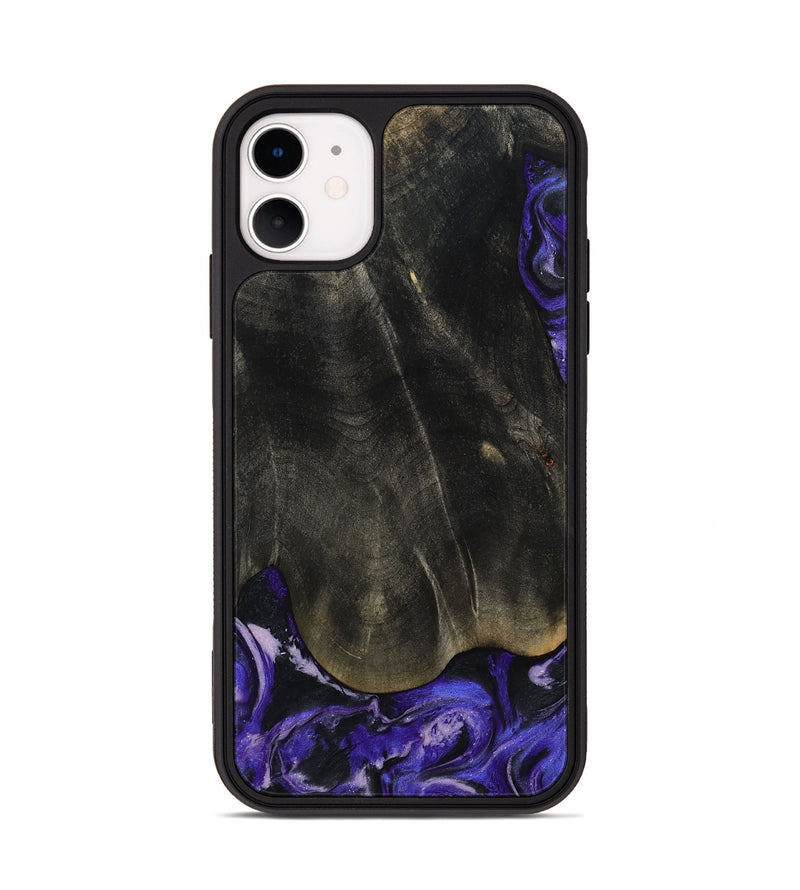 iPhone 11 Wood Phone Case - Jeana (Purple, 801655)