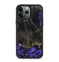 iPhone 13 Pro Max Wood Phone Case - Jeana (Purple, 801655)