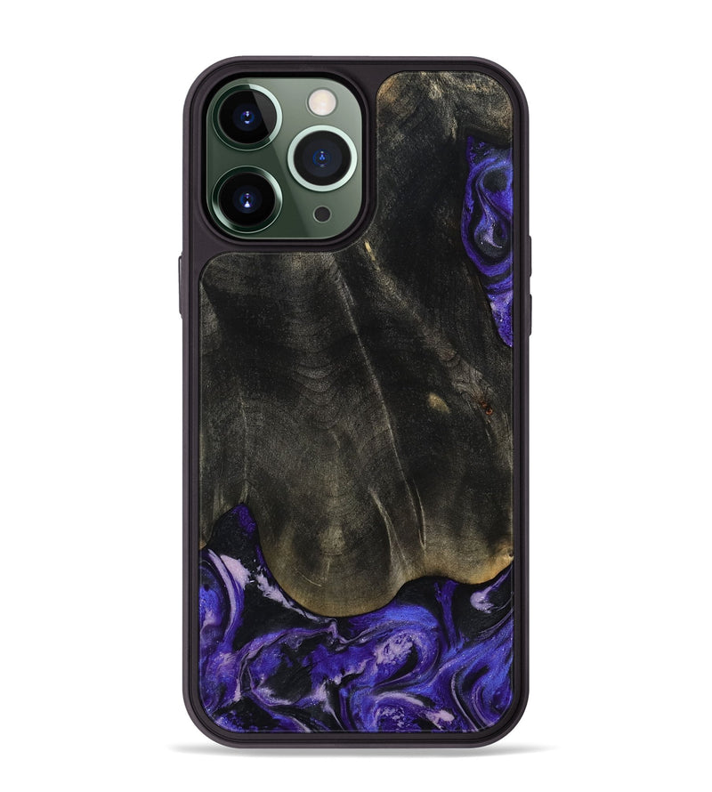 iPhone 13 Pro Max Wood Phone Case - Jeana (Purple, 801655)