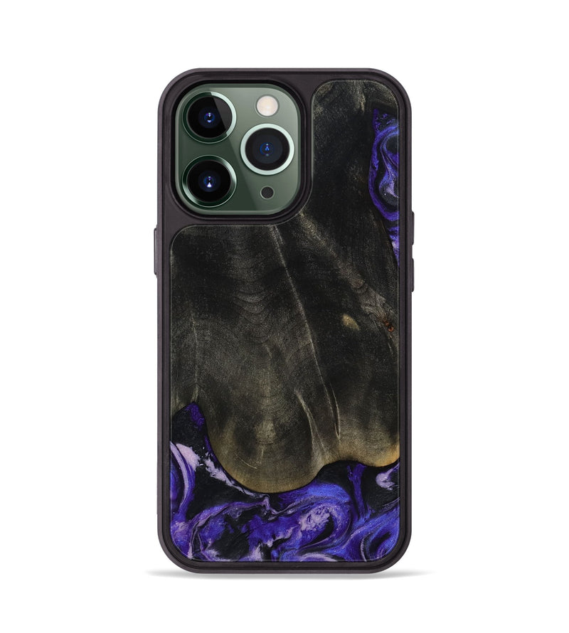 iPhone 13 Pro Wood Phone Case - Jeana (Purple, 801655)
