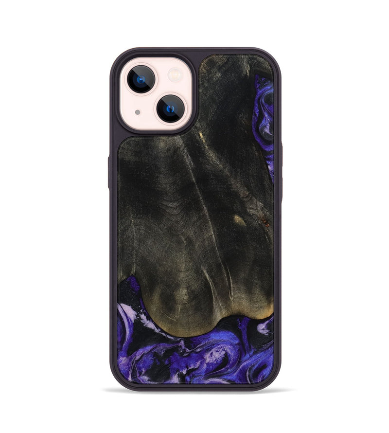 iPhone 14 Wood Phone Case - Jeana (Purple, 801655)