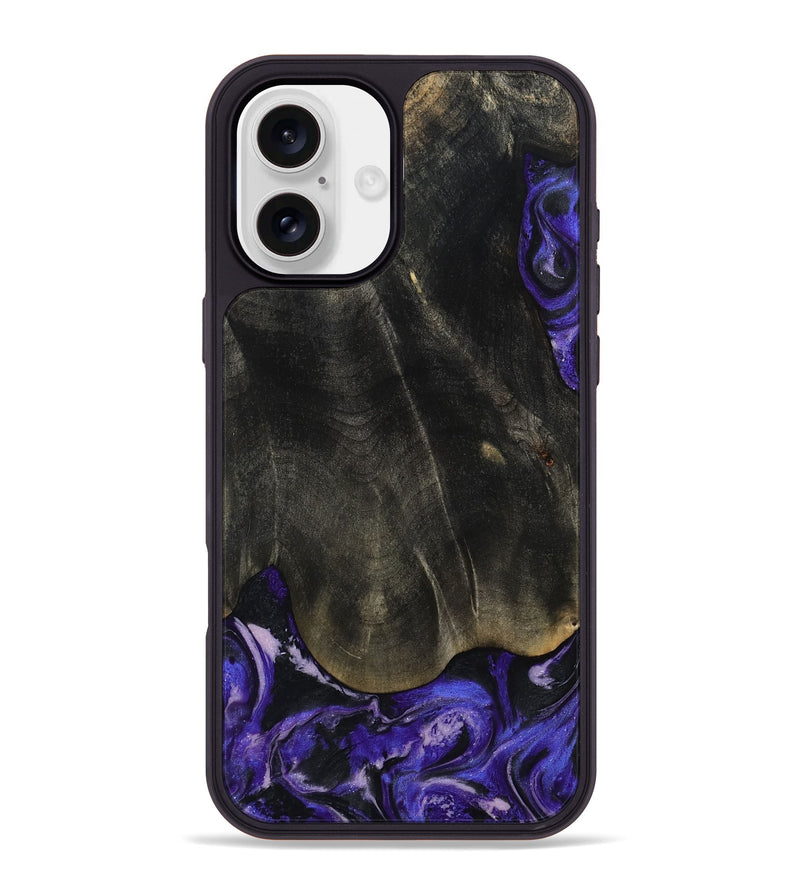 iPhone 16 Plus Wood Phone Case - Jeana (Purple, 801655)