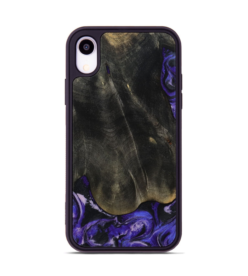 iPhone Xr Wood Phone Case - Jeana (Purple, 801655)