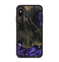 iPhone Xs Max Wood Phone Case - Jeana (Purple, 801655)